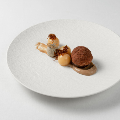 Fine-dining restaurant menu at Mercer Hotel Barcelona